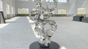 Mirror-Stainless-Steel--Dragon-Sculpture 1