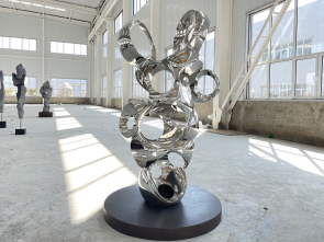 Mirror-Stainless-Steel--Dragon-Sculpture 3