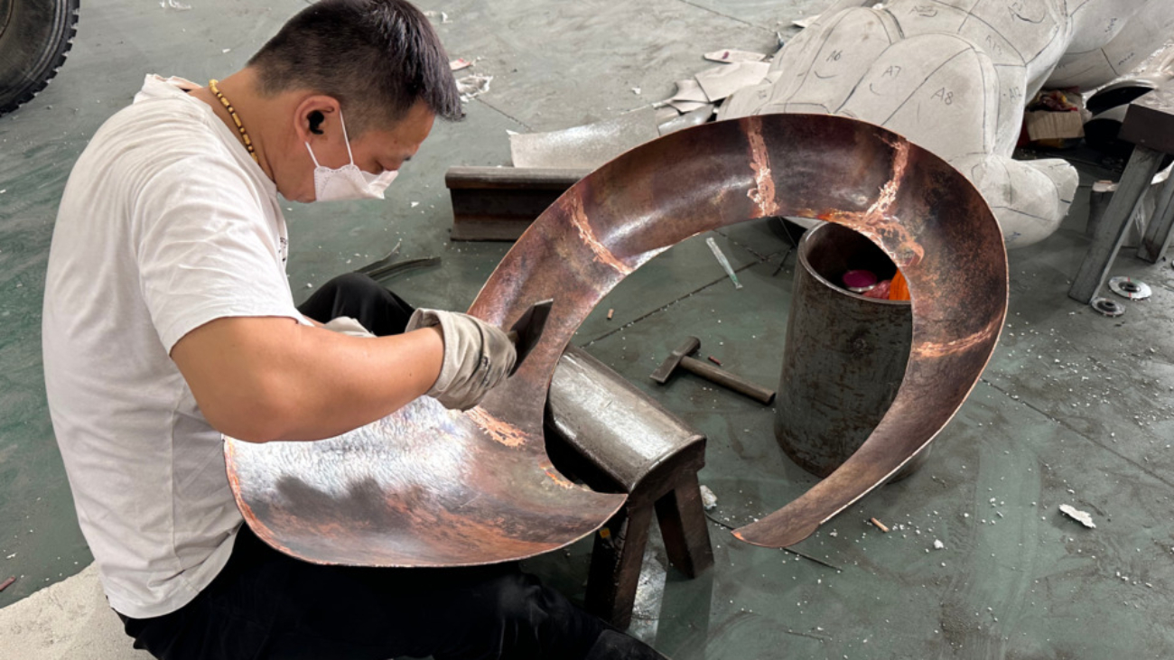 brass sculptures