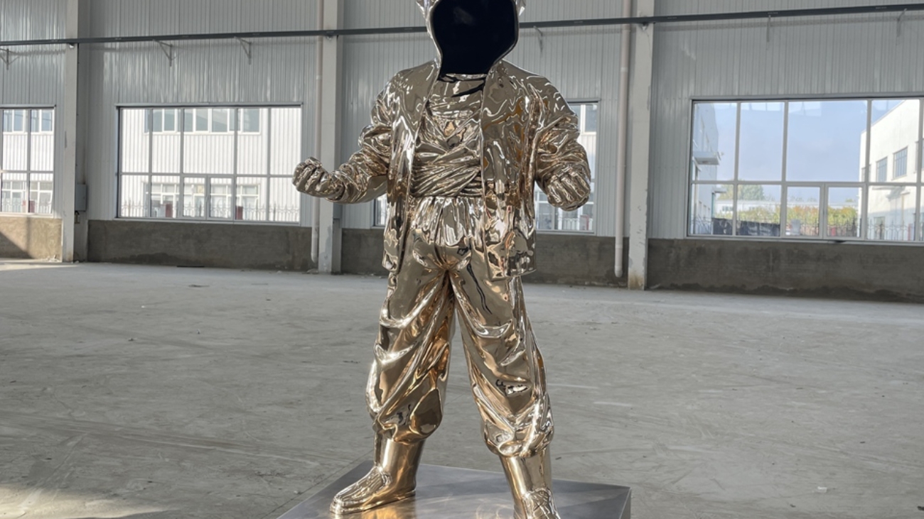 small bronze statues
