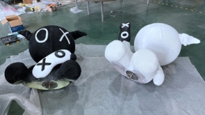 escultura de fibra de vidrio