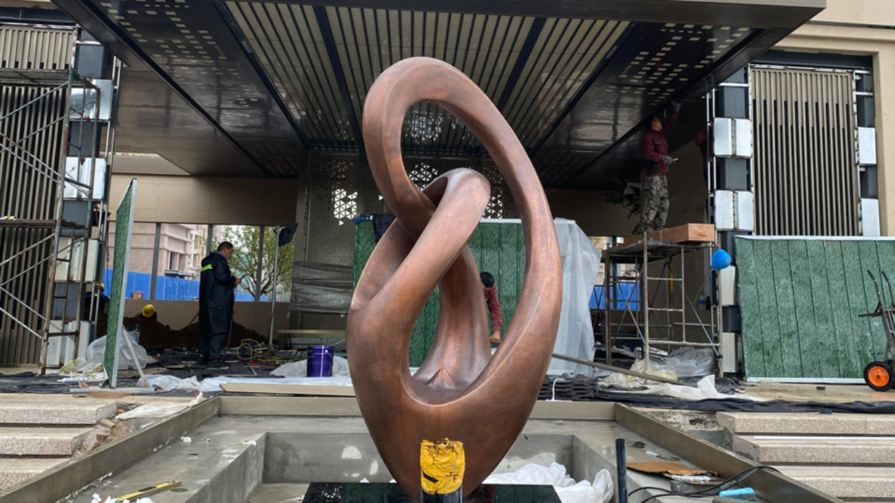 Big Brass Statues