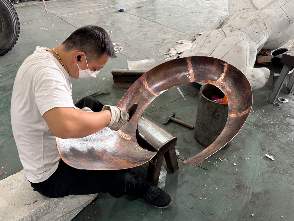 Brass Hand Sculptures