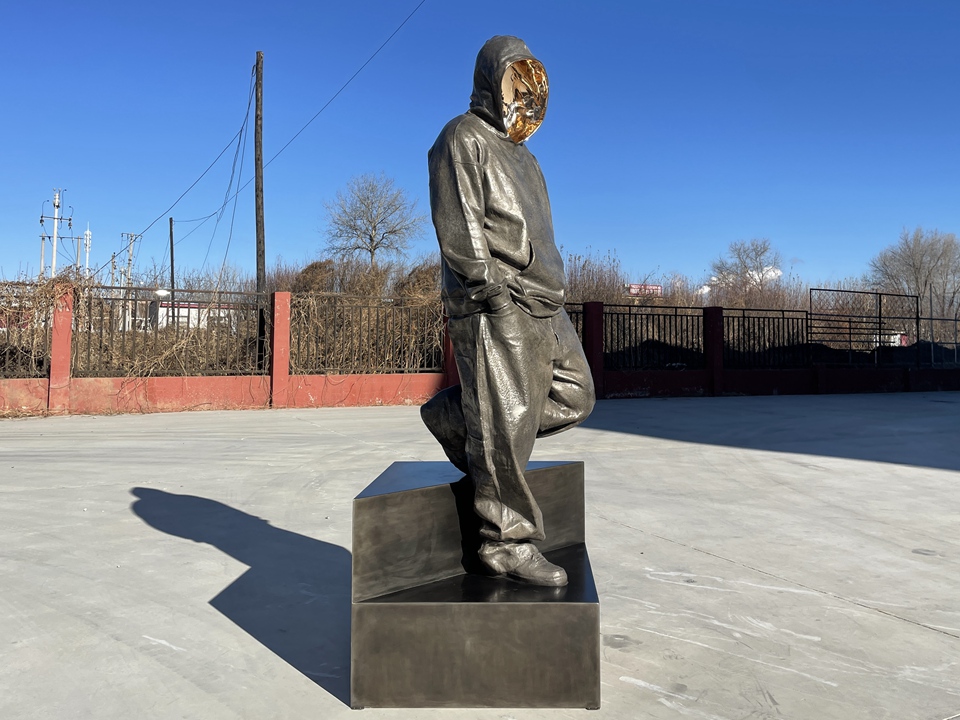 Old Bronze Statue