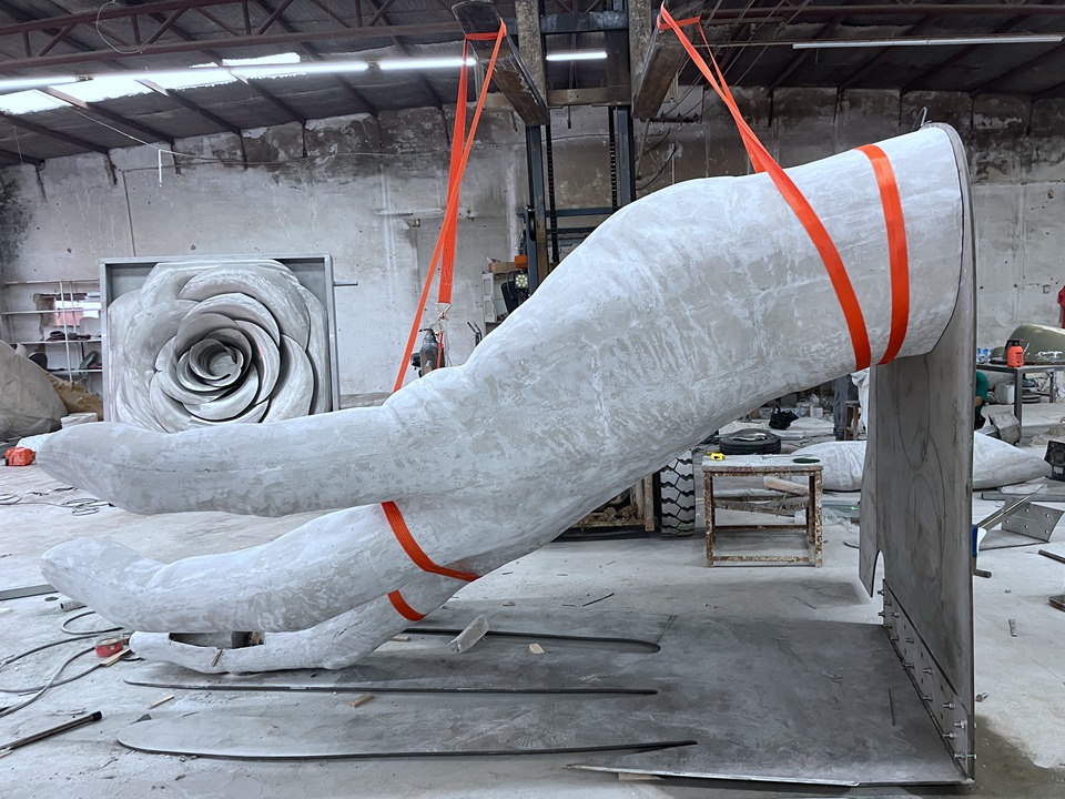 Fiberglass sculpture