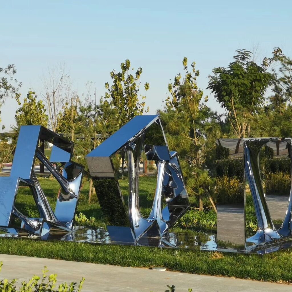 Contemporary Mirror-Finished Stainless Steel