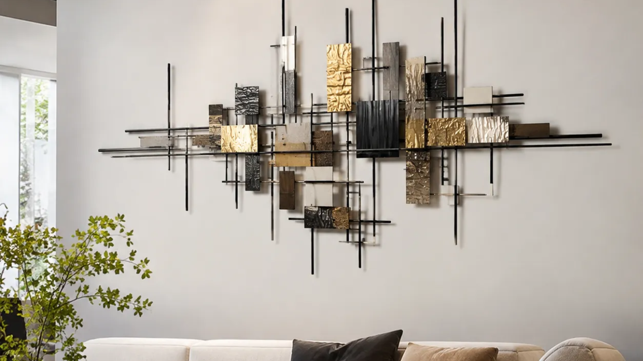 intricate modern metal wall art
